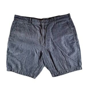 Men's‎ Express Above the Knee Blue Shorts Size 36